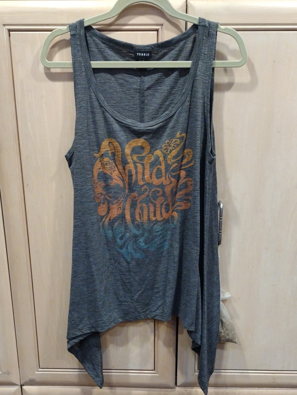 Torrid Wild Child Sharkbite Tank Top with Gradient Print